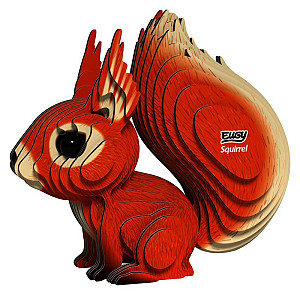 EUGY 3D kartonová skládačka - Veverka