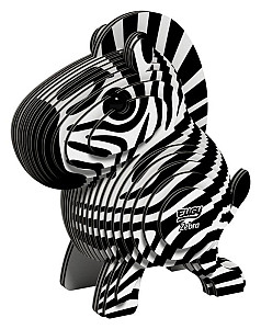 EUGY 3D kartonová skládačka - Zebra