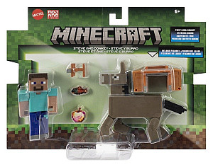 Figurka - Minecraft - Steve & Donkey - 8 cm