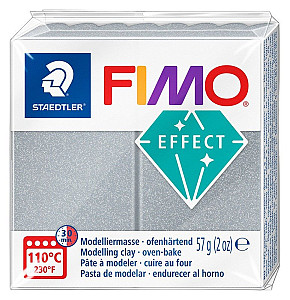 FIMO efekt 57g - metalická stříbrná