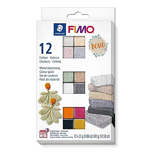 FIMO sada 12 barev x 25 g - Boho