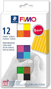 FIMO Soft sada 12 barev x 25 g - basic
