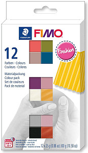 FIMO sada soft 12 barev x 25 g - fashion