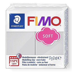 FIMO soft 57g - šedá
