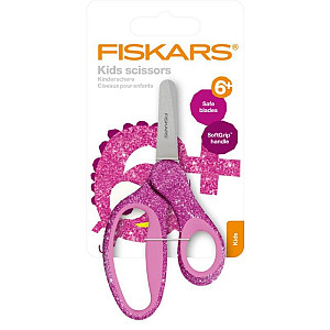 Fiskars Dětské nůžky se třpytkami - růžové 13 cm