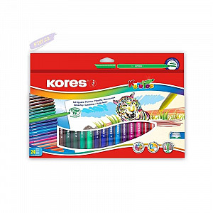 Fixy dětské KORELLO silný hrot 24 barev