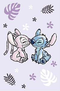 Fleecová deka - Lilo and Stitch 