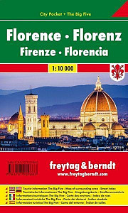 Florence, Florenz/Florencie 1:10T/kapesní plán města
