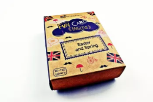 Fun card English Easter and Spring