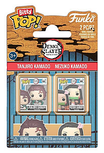 Funko Bitty POP: Demon Slayer - Tanjiro Kamado & Nezuko Kamado 2-pack