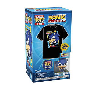 Funko pocket POP & Tee: Sonic (velikost L)