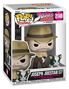 Funko POP Animation: Jojo´s Bizarre Adventure - Joseph Joestar with Iggy #2146