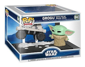 Funko POP Moment: Star Wars - Grogu with Polar Mouse Droid #840
