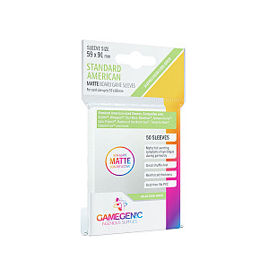 Gamegenic: Boardgame Sleeves MATTE Standard American 59x91 mm