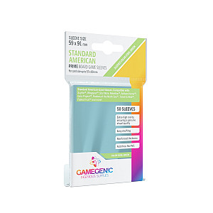 Gamegenic: Boardgame Sleeves PRIME Standard American 59x91 mm