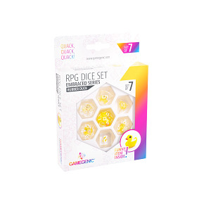 Gamegenic: Embraced Series - Rubber Duck - RPG Dice Set (7pcs)