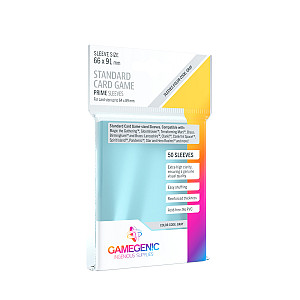 Gamegenic: PRIME Standard Card Sleeves 50 Pack - Clear