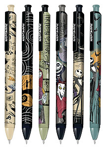 Gelový roller Tim Burton, modrá náplň