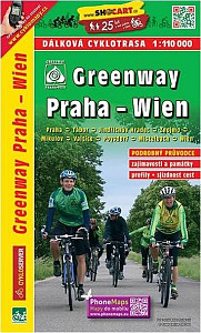 Greenway Praha-Wien 1:110T dálk.cyklotrasa