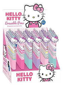 Gumovatelné pero Hello Kitty, modrá náplň