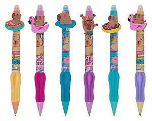 Gumovatelné pero Kapybara (mix)