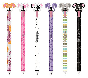 Gumovatelné pero Pejsci (mix)