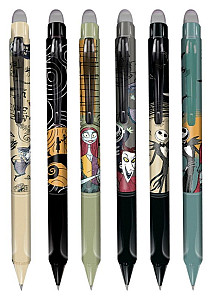 Gumovatelné pero Tim Burton, modrá náplň