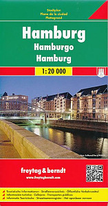 Hamburk 1:20T/plán města