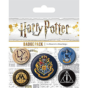 Harry Potter Bradavice - set odznaků