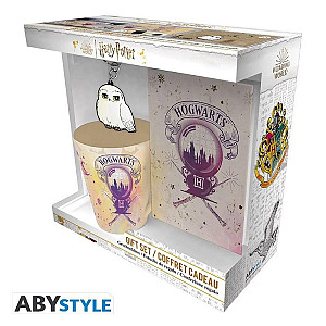 Harry Potter Hogwarts dárková sada (Hrnek 250 ml, zápisník, klíčenka)