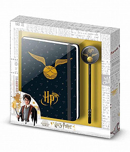 Harry Potter sada zápisník a pero - Zlatonka
