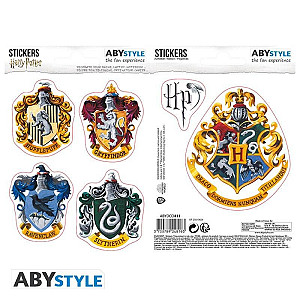 Harry Potter samolepky 2 aršíky - Koleje