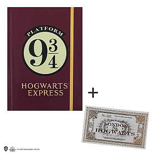 Harry Potter Zápisník A5 + záložka - Bradavický expres