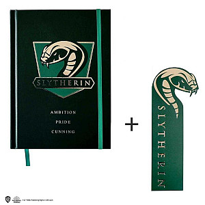 Harry Potter Zápisník A5 + záložka - Zmijozel