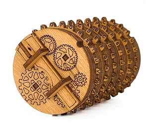 Hlavolam - Kryptos - Cryptex Wooden Kit
