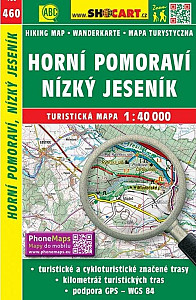 SC 460 Horní Pomoraví, Nízký Jeseník 1:40 000