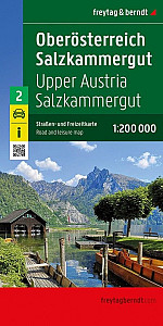 Horní Rakousko – Salzkammergut 1:200 000 / automapa + rekreační mapa