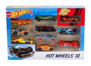 Hot Wheels sada 10 ks