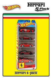 Hot Wheels sada Ferrari 5 ks