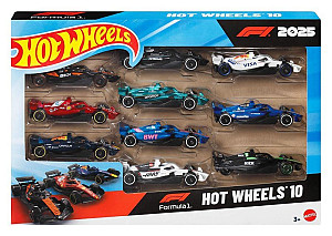 Hot Wheels sada Formule 10 ks