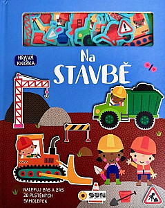 Hravá knížka Na stavbě - plstěné hrátky, čti a stav