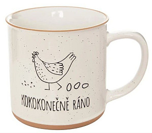 Hrnek keramický Statek - slepice 530 ml