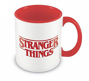 Hrnek keramický Stranger Things - Logo červený