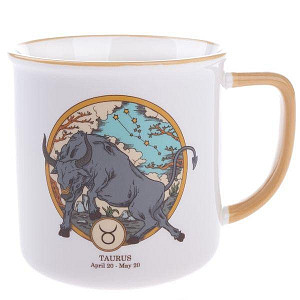 Hrnek porcelánový Zvěrokruh - Býk 460 ml