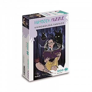 Humbook puzzle s knihomolkou Hedvikou 1000 dílků