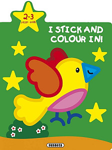 I stick and colour in!  - Bird  2-3 year old