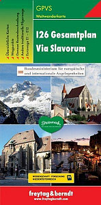 GPVS Slovanská cesta do Říma 1:500 000 / turistická mapa