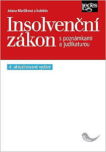 Insolvenční zákon s poznámkami a judikaturou podle stavu právní úpravy k 1. 1. 2026