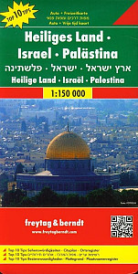 Israel, Palestine, Holy Land 1:150 000 - automapa
