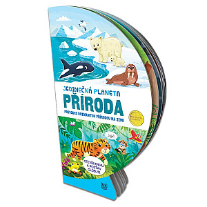 Jedinečná planeta - Příroda / Rozkládací kniha s pevnými listy ve tvaru globusu